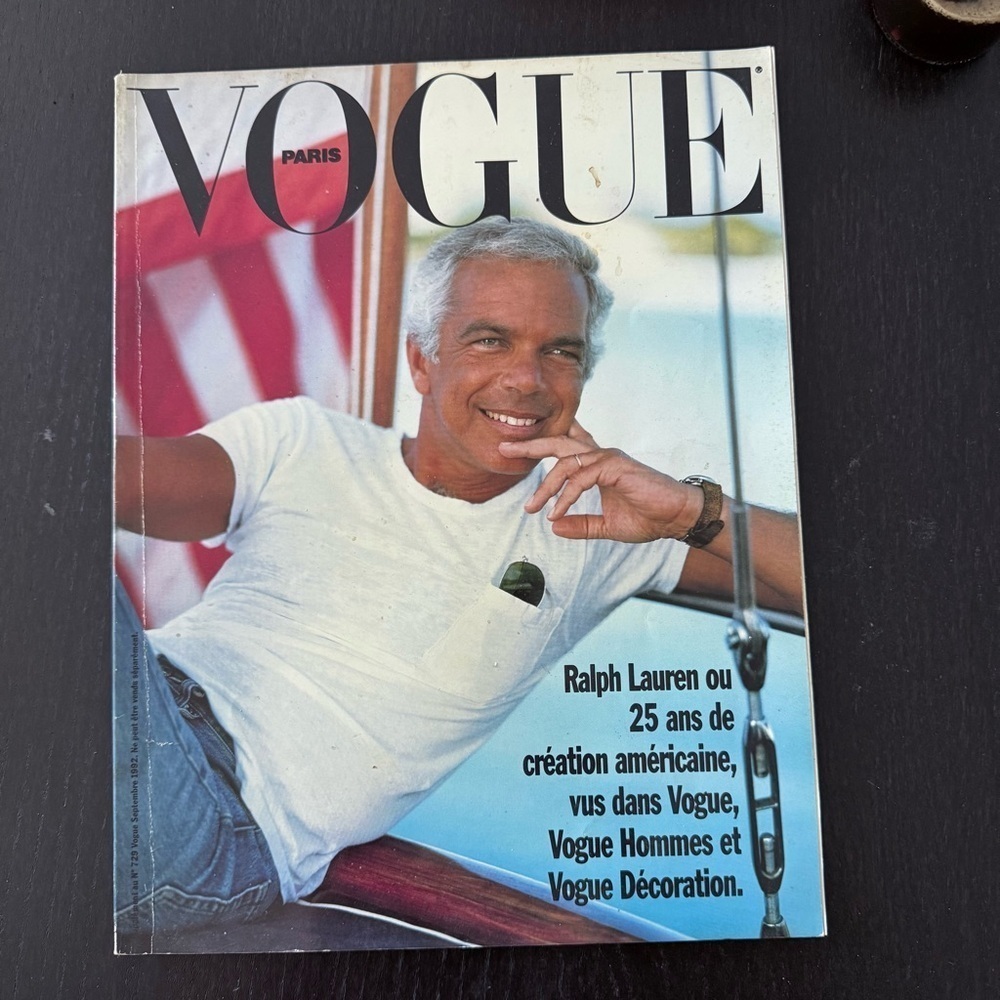 VOGUE Paris Supplement 729 September 1992 RALPH LAUREN Patitz Weber